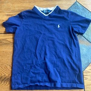 Navy Polo V-Neck size 5